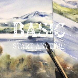 Jasper. Watercolour workshop. All skill levels. BASIC. Start anytime.