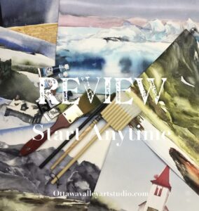 Northern Landscape. Watercolour course. Intermediate. REVIEW
