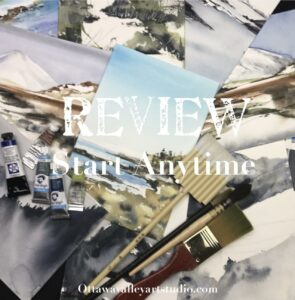 Northern Landscape. Watercolour course. Beginners. REVIEW