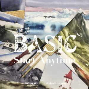 Northern Landscape. Watercolour course. Intermediate. BASIC