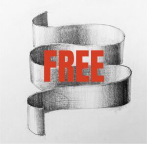 FREE BASIC pencil tutorial RIBBON from Analytic Pencil Drawing course for BEGINNERS