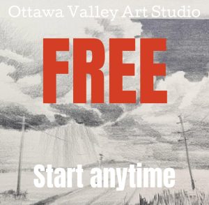 FREE BASIC pencil tutorial STORM from Analytic Pencil Drawing course for INTERMEDIATE